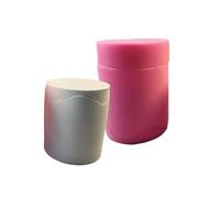 Moldes de silicona para hacer recipientes geométricos, molde flexible para decoración del hogar, molde de resina epoxi