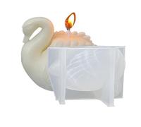 Moldes de silicona para hacer velas, moldes de velas 3D | Molde de resina 3D con no establo, representaciones artesanales portátiles, molde flexible para la decoración del hogar, una cena a la luz de