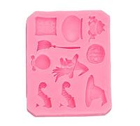 Moldes de silicona para Halloween, festivales, fondants, pasteles, accesorios de cocina, utensilios de silicona, moldes de caramelos, formas de Halloween