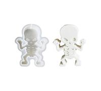 Moldes De Silicona Para Halloween - Molde De Silicona Para Aromatizador De Coche - Molde De Yeso Manual Para Decoración De Muñeca, Para Arcilla, Resina Epoxi, Jabón, Chocolate, Magdalenas