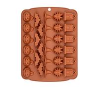 Moldes de silicona para Halloween | Moldes de esqueleto de gomitas de frutas,moldes de silicona reutilizables fáciles de extraer para dulces