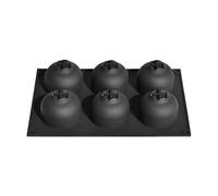 Moldes de silicona para hornear, 6 cavidades para arándanos de alimenticio, resistentes al calor, moldes para muffins de silicona, suministros para hornear, para cupcakes, magdalenas, chocolate