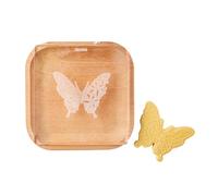 Moldes de silicona para hornear con forma de mariposa, diseño único de mariposa, moldes de galletas de silicona para confitería y pastelería, forma en miniatura