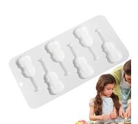 Moldes De Silicona Para Hornear Formas | Molde De 6 Cavidades En Forma De Violín - Herramienta de Pastelería Decoración Pastel para Resina Arte Epoxi Pasta De Modelar | Arte Epoxi Jabón Cupcake Topper