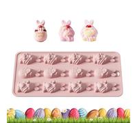 Moldes de Silicona para Hornear,Moldea Fondant de Liberación Fácil para Gominolas,Forma De Conejo De Silicona | Para Decoración De Pasteles, Caramelos, Gelatina, Pudín, Pasta De Jabón Manual Y Fiestas