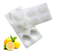 Moldes de silicona para hornear, moldes de silicona de limón para postre, utensilios reutilizables para hornear, herramientas para hornear galletas, chocolate, magdalenas, postres, mousse, alimentos