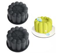 Moldes de silicona para hornear postres, moldes Cedric Grolet, diseño de frambuesa, molde de limón, molde de silicona para chocolate, mousse, molde flexible para dulces, gelatina, cubitos de hielo (8)