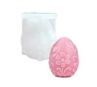 Moldes de silicona para huevos de flores, de grado alimenticio, para hacer resina epoxi, jabón, chocolate, huevos de flores