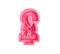 Moldes de silicona para jabón con lazo, moldes de números, moldes de manualidades hechos a mano, moldes de jabón, moldes de silicona para decoración de chocolate, moldes de silicona, moldes para