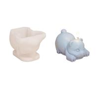 Moldes de silicona para jabón, forma de panda, textura para varias ocasiones, moldes de azúcar