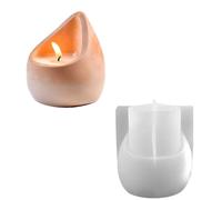 Moldes de silicona para lágrimas para taza de resina epoxi, tarro de caramelos, macetas de hormigón, moldes de silicona con forma de lágrimas