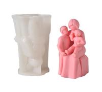 Moldes de silicona para madres e hijos, para parejas, resina epoxi, para hornear, fondant, jabón, decoración de madre e hijos, molde de silicona para parejas, resina para decoración del hogar