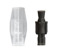 Moldes de silicona para manualidades, figuras realistas de soldado rey y textura de silicona, adecuados para proyectos de resina y yeso, molde de silicona King Soldier