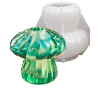 Moldes de silicona para manualidades, moldes con forma de hongo, base de molde para manualidades