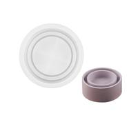 Moldes de silicona para manualidades, organizadores redondos, moldes de base adecuados para hacer moldes de resina a mano para