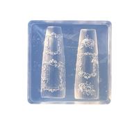 Moldes de silicona para marco de fotos en relieve para arte, crea decoraciones de manicura detalladas, 1/2 uds, molde de silicona para decoración de uñas