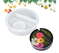 Moldes de silicona para moldeo epoxi para candelabro,Moldes de resina epoxi para candelabros - Molde de portavelas de estufa en forma de árbol de Navidad | Candelabro de té con forma de árbol de