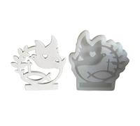 Moldes de silicona para pájaros, siliconas para pájaros, para hacer candelitas, decoración de enchufes, decoraciones de yeso para ceremonia de boda