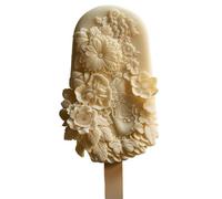 Moldes de silicona para paletas florales - Ideal para hacer helados caseros y postres congelados