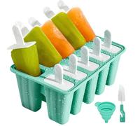 Moldes De Silicona Para Paletas, Moldes Para Helados Caseros DIY (verde)