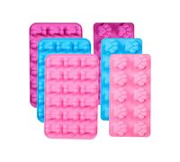 Moldes de silicona para patas y huesos para hornear, chocolate, dulces, gelatina, moldes
