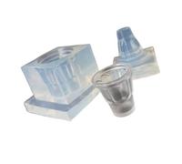 Moldes de silicona para platos de frutas y arcilla, moldes flexibles con forma de cuenco para crear arte de alimentos en miniatura y joyería hecha a mano
