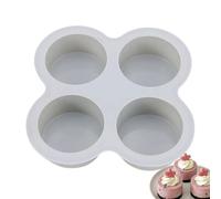 Moldes de silicona para postres de 4 cavidades, molde de silicona | Moldes de pastel de mousse moldes para postres franceses para helados, brownie, pudín fino, trufas, gelatina, caramelos