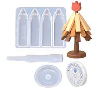 Moldes de silicona para resina | Fácil extracción Multifuncional - Molde para la fabricación de agarraderas | Para cera cemento jabón resina yeso salvamanteles para posavasos posavasos