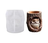 Moldes de silicona para resina, reutilizables, fáciles de liberar, molde pequeño para accesorios de resina de fundición, para macetas, macetas, vasos, portavelas, decoración del hogar, proyectos de