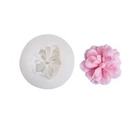 Moldes de silicona para tartas de camelia, decoración manual de escritorio, yeso, resina epoxi, aromaterapia para decoración del hogar