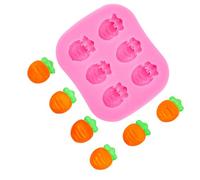 Moldes de silicona para tartas, zanahorias pequeñas, chocolate, resina epoxi para decoración de pasteles, postres, zanahorias pequeñas, moldes de fondant