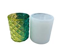 Moldes de silicona para tazas, caja de almacenamiento de resina, soporte para bolígrafos, organizador de brochas de maquillaje, soporte para bolígrafos