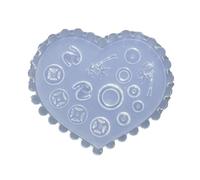 Moldes de silicona para uñas de fácil liberación, patrones de manicura profesional, elegantes accesorios de uñas en relieve, moldes para adornos de uñas