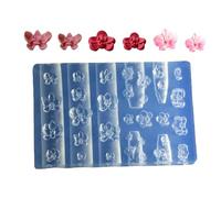 Moldes de silicona para uñas de fácil liberación, patrones de manicura profesional en relieve, accesorios de uñas, moldes de silicona para uñas