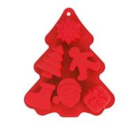 Moldes de silicona para vacaciones, bandeja antiadherente, moldes de silicona con formas de Navidad, para pasteles, jabón, caramelo, hielo, galletas, alimentos, manualidades, fondant, vacaciones