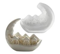 Moldes de silicona para velas, adorno de fundición epoxi de yeso, molde de cera de fundición de jabón, para habitación, boda, fiesta, cena, decoración de mesa, centro de mesa del hogar