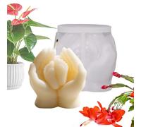 Moldes de silicona para velas, antiadherentes, para hacer velas, resina de yeso, epoxi, decoración del hogar, guardería, manualidades, cumpleaños, vacaciones