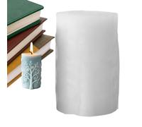 Moldes de silicona para velas, copo de nieve, pilar de árbol de fácil | Moldes de velas hechos a mano para entusiastas del bricolaje, amantes de las manualidades, jabón, resina epoxi, yeso, adorno