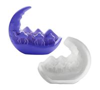 Moldes de silicona para velas, de fundición epoxi de yeso de hormigón, molde de jabón de yeso, para boda, cena, decoración de mesa, centro de mesa, habitación del hogar