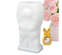 Moldes de silicona para velas, fácil de desmoldar, forma apta para alimentos, forma de conejo de Pascua para velas, para uso en el hogar y la cocina, para manualidades, arte, estatuas, yeso y