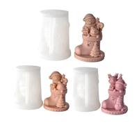 Moldes de silicona para velas, forma de calcetín de fácil liberación | Molde de resina de Navidad para el hogar, fiesta, aula, jabón, aromaterapia, arcilla, yeso, estudio, hobby