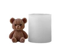 Moldes De Silicona Para Velas,Mini Figura de Oso Lindo y Antiadherente - Moldes Divertidos Para Resina Epoxi - para Resina Epoxi Yeso Arcilla Jabón Manualidades DIY Decoración Recuerdos