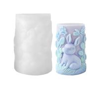 Moldes de Silicona para Velas,Molde De Conejo Resistente Al Calor Para Manualidades - Molde Para Hacer Velas De Pascua | Para Familia Amigos Estudiantes Hombres Mujeres Fiesta De Cumpleaños Hogar