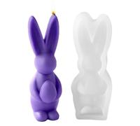 Moldes De Silicona Para Velas, Molde Para Crear De Cemento De Conejito En 3D, Molde Para La Elaboración De Velas Aromáticas, Para El Centro De Mesa De La Habitación, Boda, Fiesta Y Cena