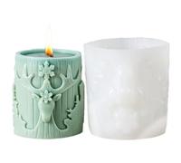 Moldes De Silicona Para Velas | Molde Para Velas Terapia Aromática Jabón Navidad Fiestas | Herramientas Decoración Artesanía Interior | Decoración Otoño Halloween Acción De Gracias Escena
