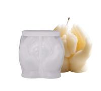 Moldes de silicona para velas, moldes para pies de mano, molde de antiadherente, molde de silicona para hacer velas creativas para yeso, resina epoxi, decoración del hogar, guardería, manualidade