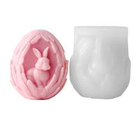 Moldes De Silicona Pascua | Desmoldeo Fácil Creador Primavera,Moldes De Jabón Suave Para Huevos De Pascua | Para Cera Yeso Jabón Artes Artesanía Decoración Vacaciones Adultos