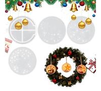 Moldes de silicona, Reindeer Snowman Sign Silicone Mold, 3 piezas Winter Reusable For Home School Studio Classroom Party Children Adults Family