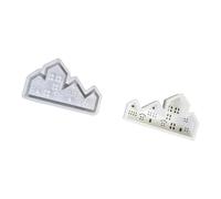 Moldes de silicona resistentes para el hogar, accesorios para la creación de llaveros elegantes, juego elegante para regalos de joyería personalizados, molde de silicona