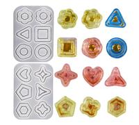 Moldes de silicona resistentes para fundición rápida en arena, moldes de resina multifuncionales para joyas individualizadas y llavero, molde epoxi